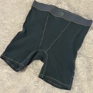 SKIMS cotton ribbed boxer. Kyanite. Never worn!
